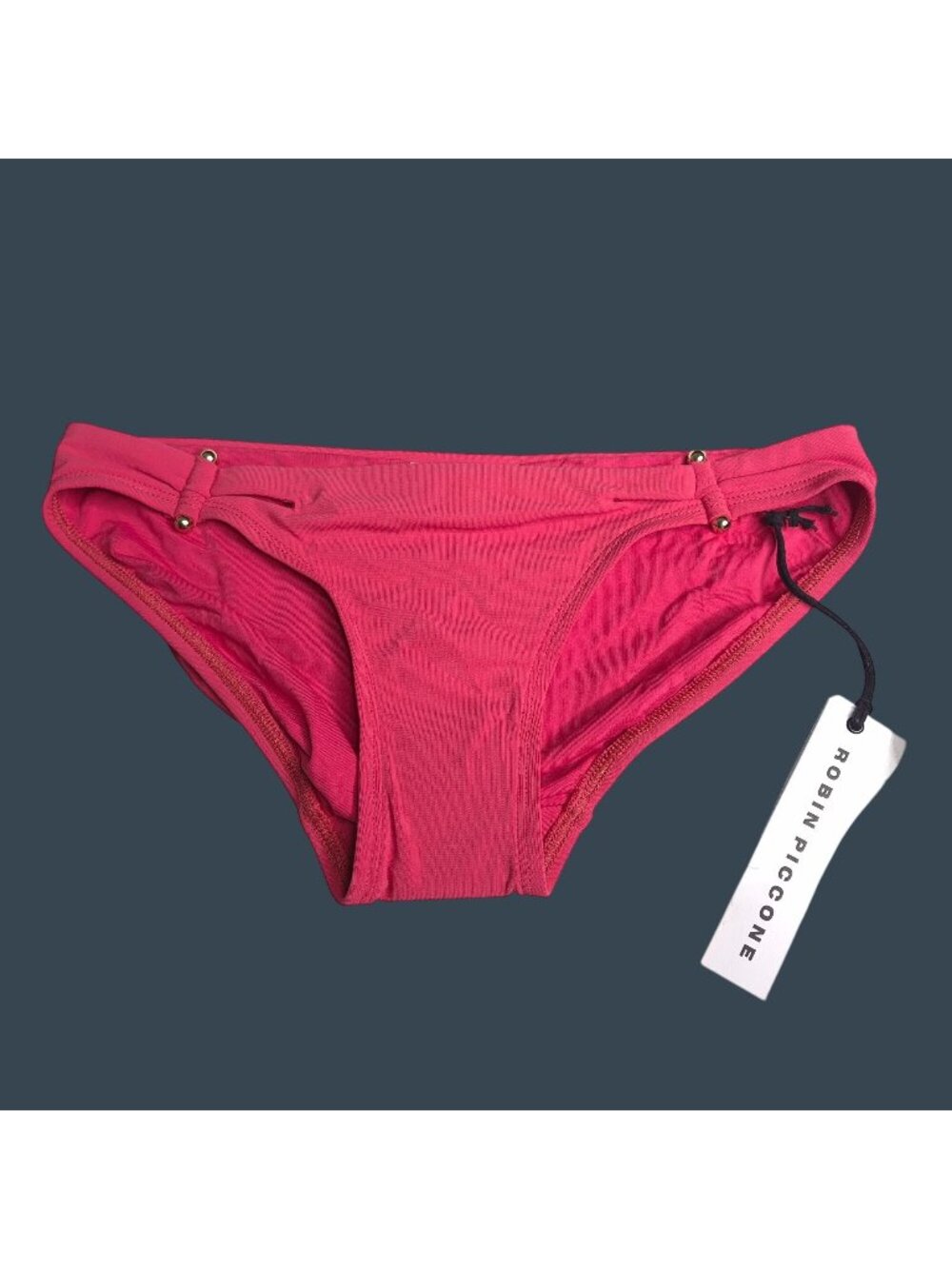 Robin Piccone Womens Luca Bikini Bottom Pink Punch XS